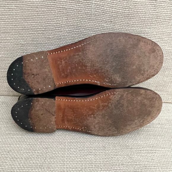 G.H. Bass Weejuns Original Oxblood Leather Dress Tassel Loafers Mens Size 10 - Picture 10 of 10